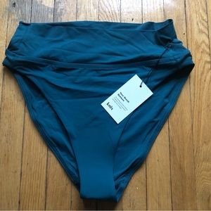 Knix Bondi Swim Bottoms (Green, size M, NWT)